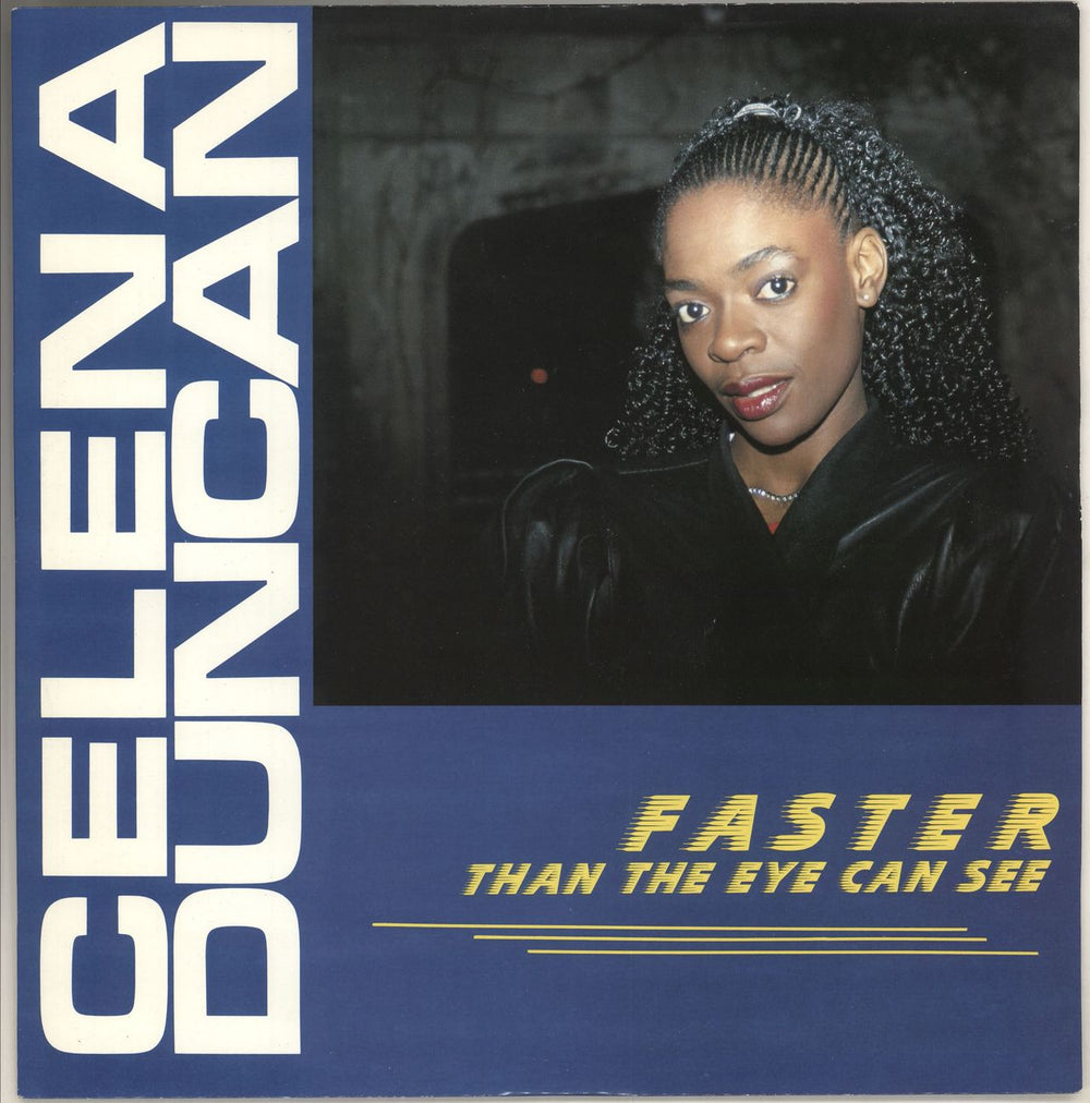 Celena Duncan Faster Than The Eye Can See UK 12" vinyl single (12 inch record / Maxi-single) MARE12