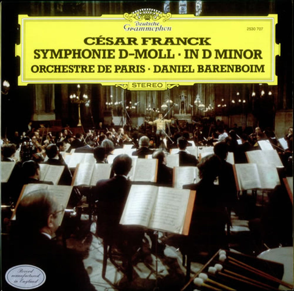 César Franck Symphony In D Minor / Redemption UK vinyl LP album (LP record) 2530707