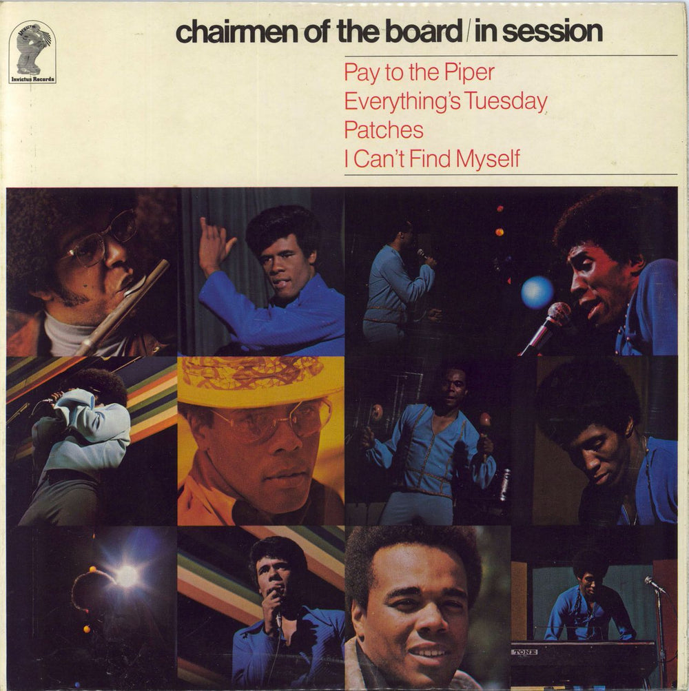 Chairmen Of The Board In Session UK vinyl LP album (LP record) SVT1003