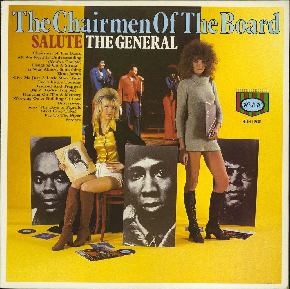 Chairmen Of The Board Salute The General UK vinyl LP album (LP record) HDHLP001