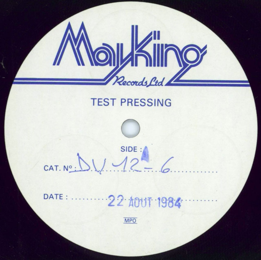 Chakk Out Of The Flesh - Test Pressing UK 12" vinyl single (12 inch record / Maxi-single) DV12-6