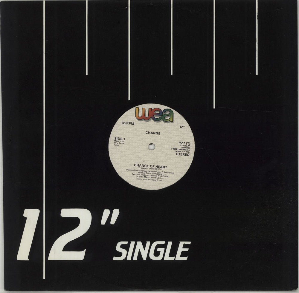 Change Change Of Heart UK 12" vinyl single (12 inch record / Maxi-single) YZ7(T)