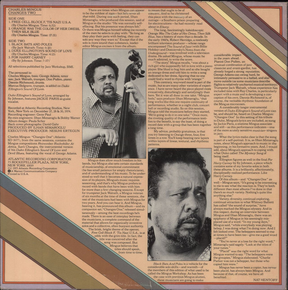 Charles Mingus Changes Two US vinyl LP album (LP record)