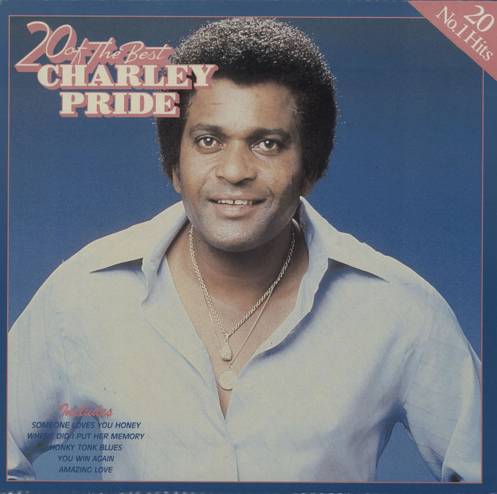 Charley Pride 20 Of The Best German vinyl LP album (LP record) NL89848