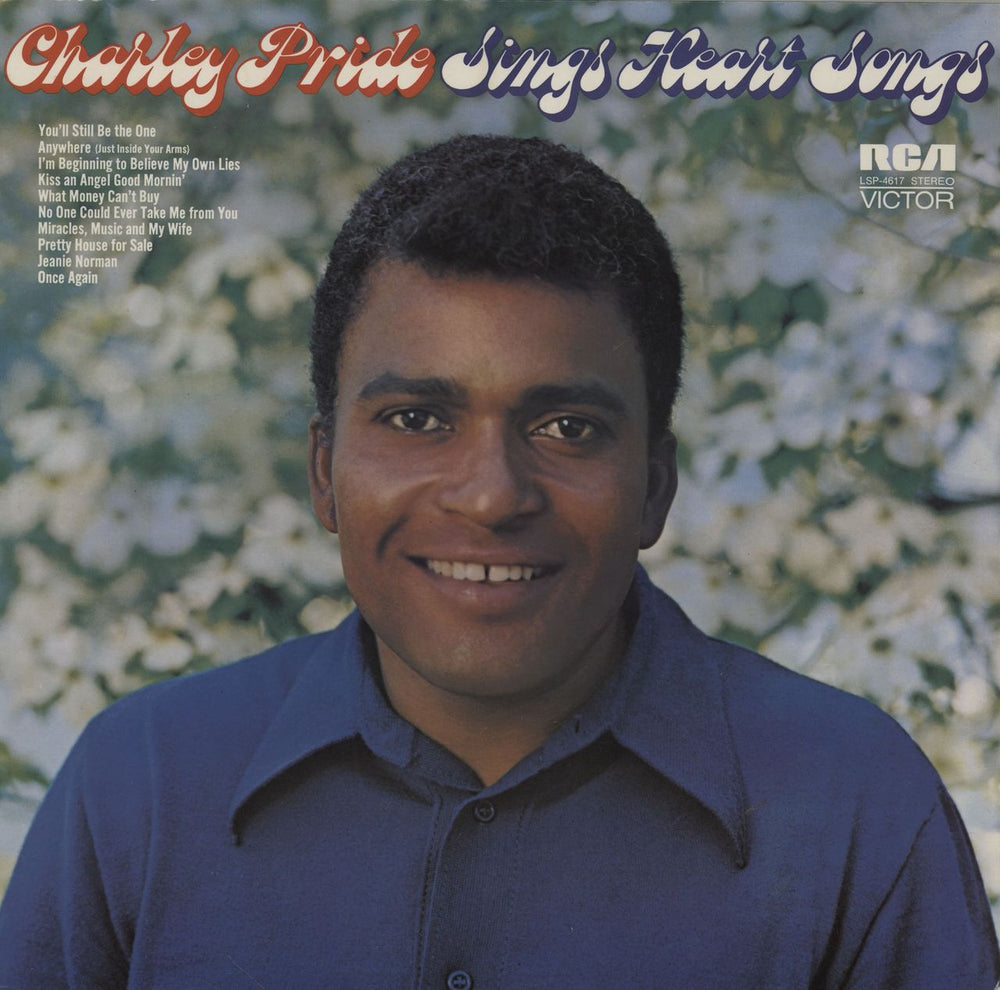 Charley Pride Charley Pride Sings Heart Songs German vinyl LP album (LP record) LSP-4617