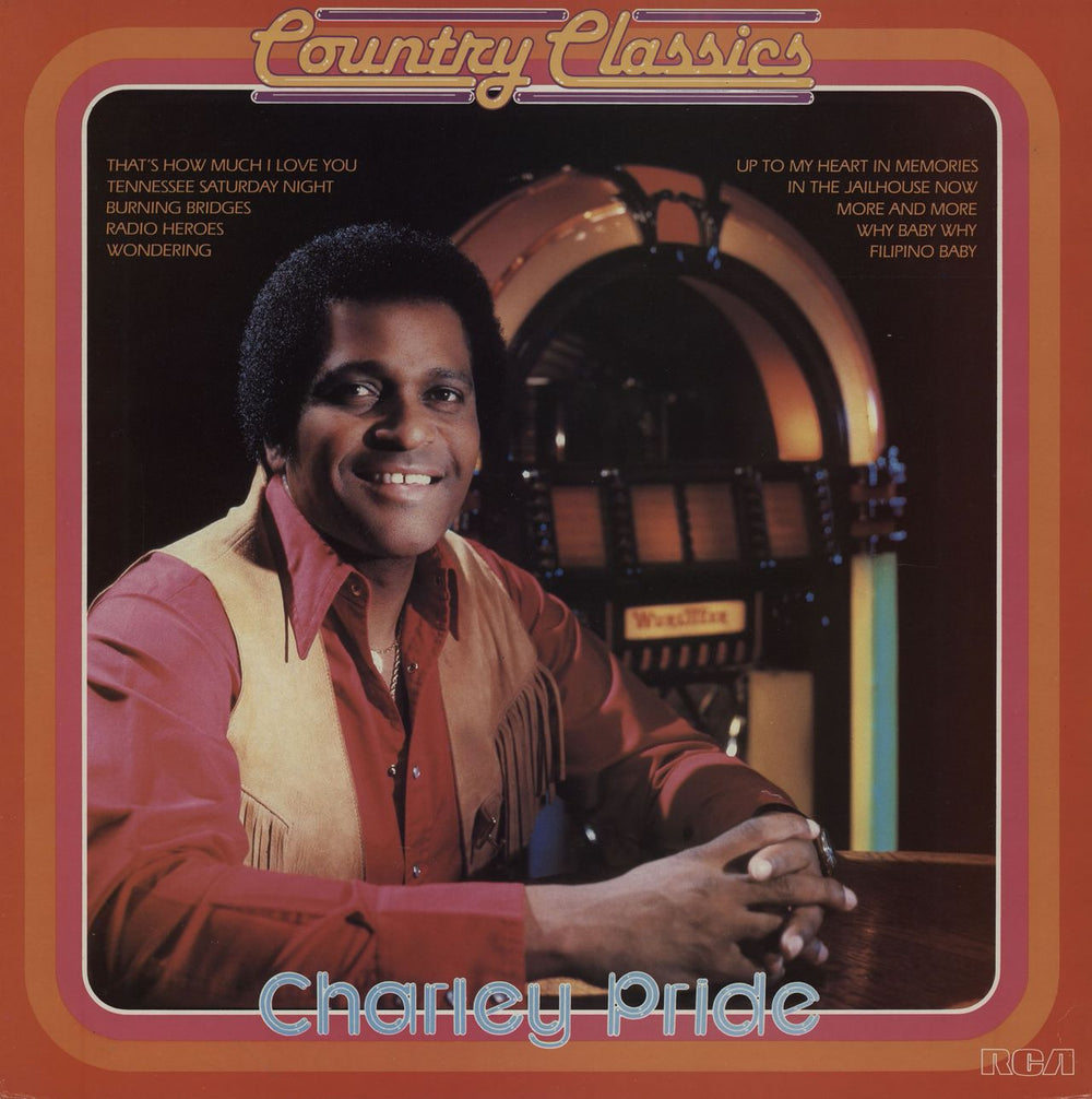 Charley Pride Country Classics UK vinyl LP album (LP record) RCALP3110