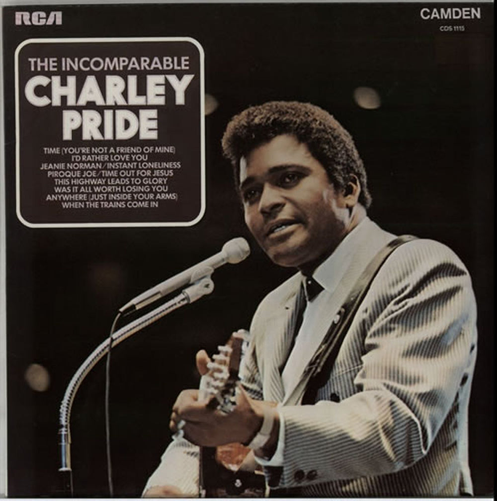 Charley Pride The Incomparable Charley Pride US vinyl LP album (LP record) CDS-1115