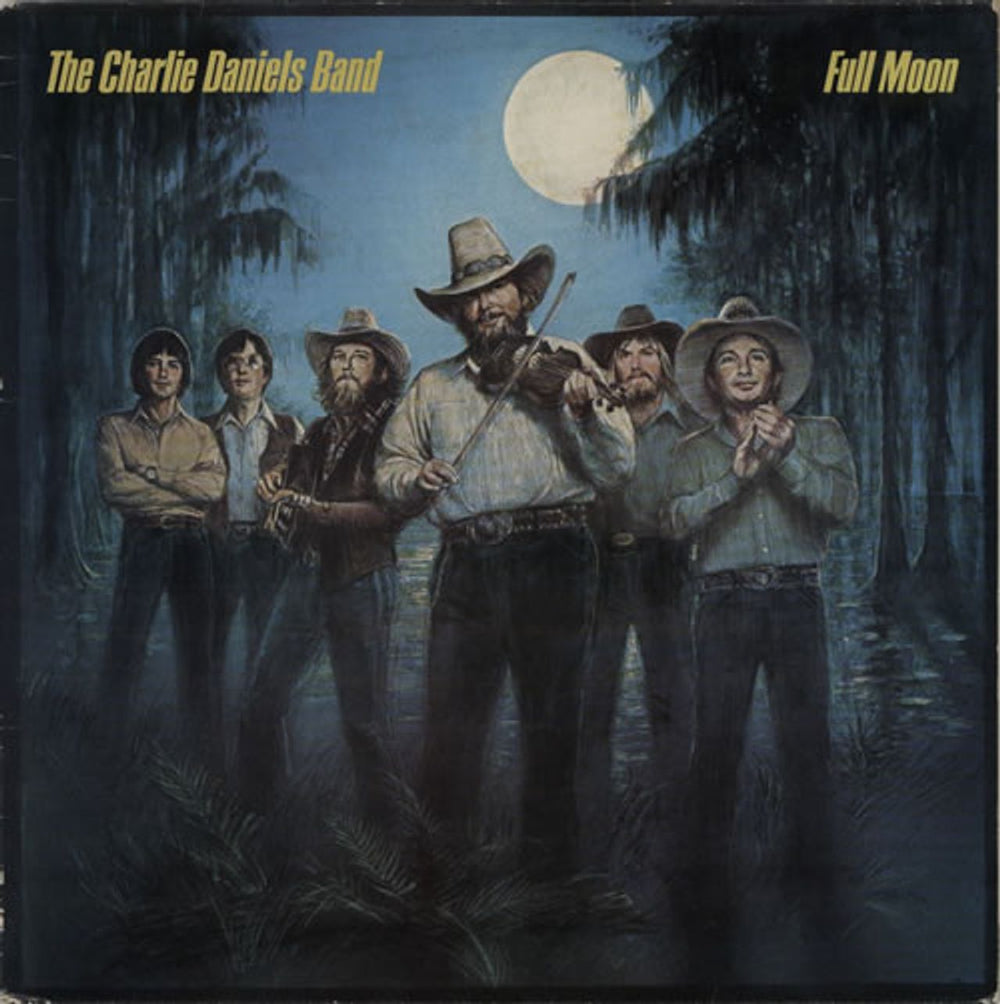 Charlie Daniels Full Moon UK vinyl LP album (LP record) EPC84461