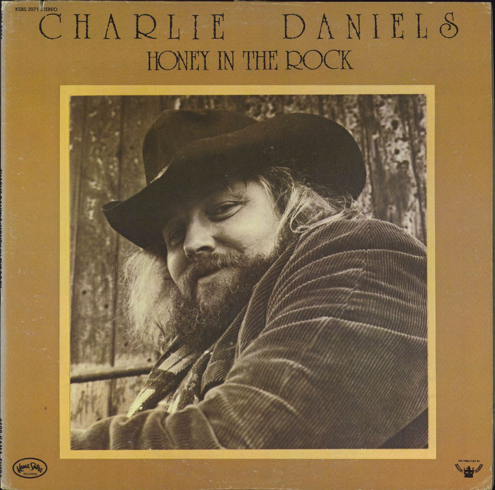 Charlie Daniels Honey In The Rock - 2nd US vinyl LP album (LP record) KSBS2071