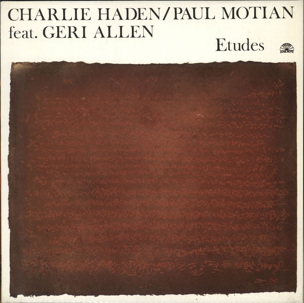 Charlie Haden Etudes Italian vinyl LP album (LP record) 121162-1