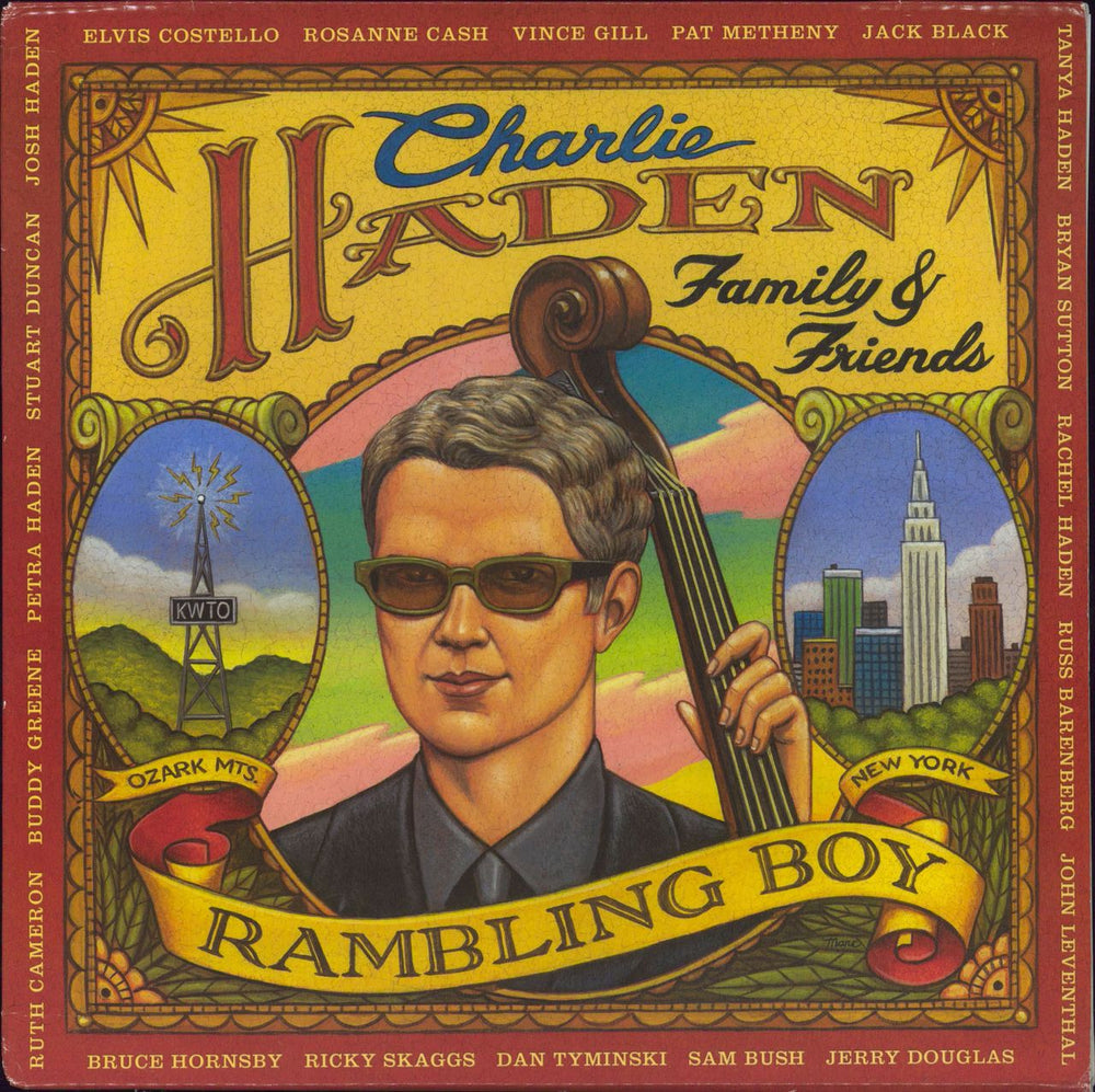 Charlie Haden Rambling Boy US 2-LP vinyl record set (Double LP Album) B0012188601