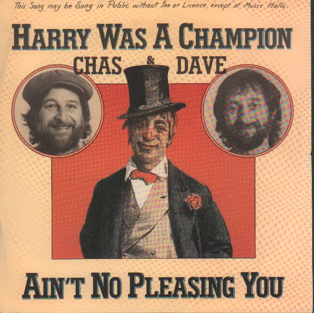 Chas & Dave Harry Was A Champion UK 7" vinyl single (7 inch record / 45) KOR24