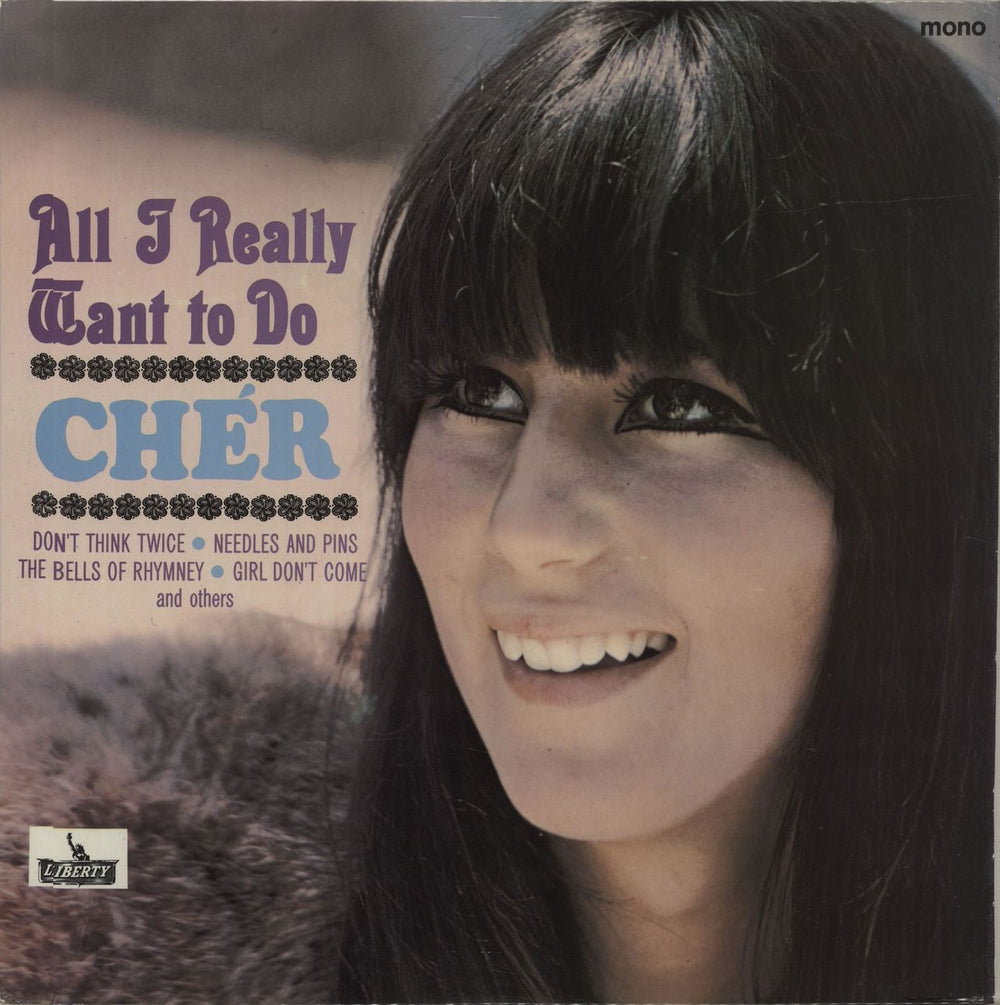 Cher All I Really Want To Do UK vinyl LP album (LP record) LBY3058