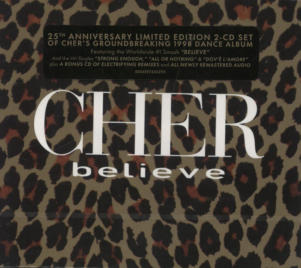 Cher Believe: 25th Anniversary Deluxe Edition - Sealed UK 2 CD album set (Double CD) 5054197610295