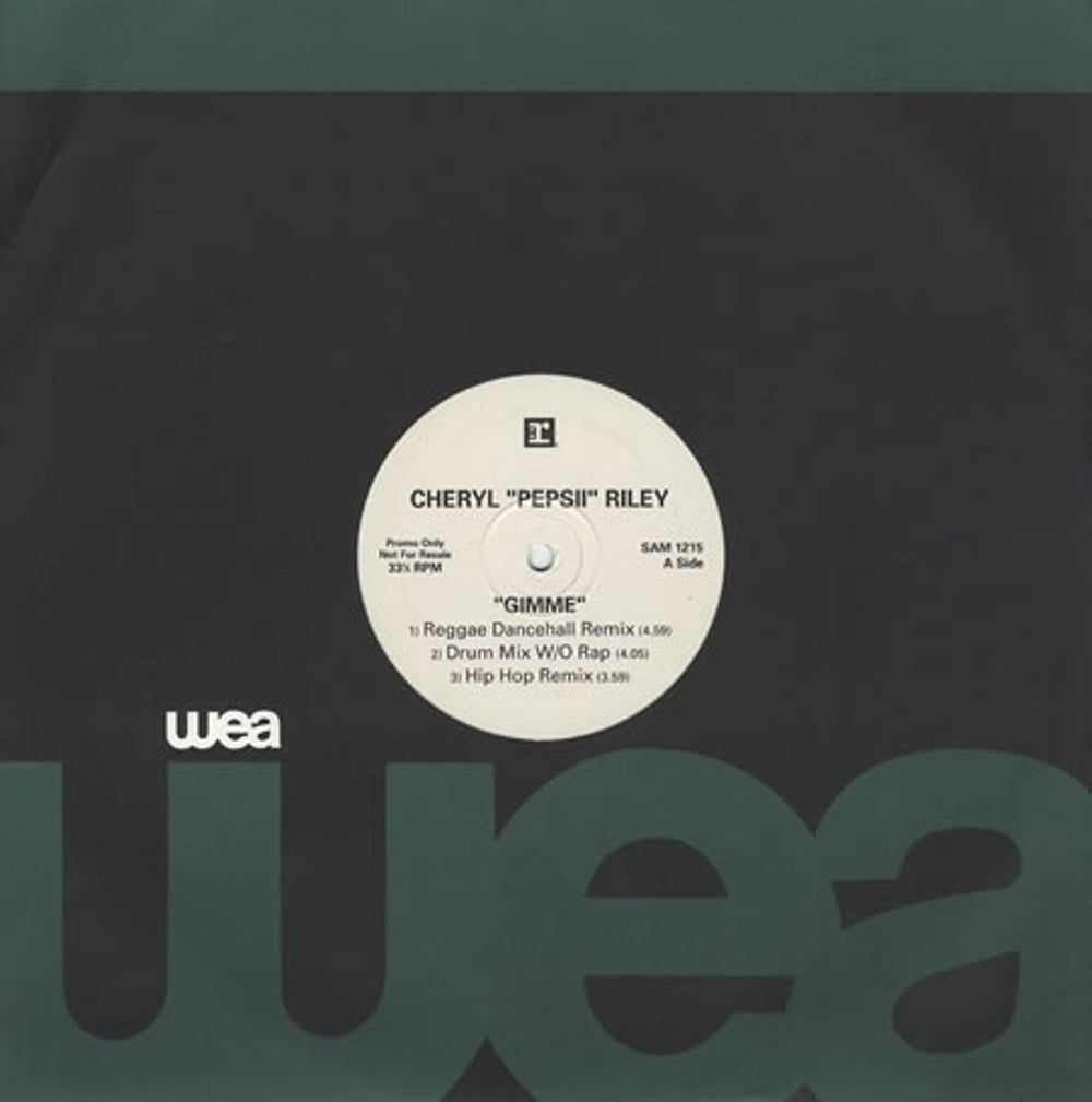 Cheryl Pepsii Riley Gimme UK Promo 12" vinyl single (12 inch record / Maxi-single) SAM1215