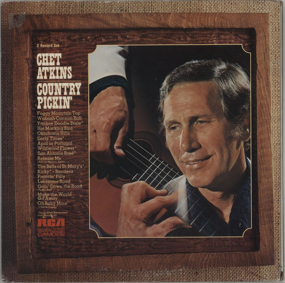 Chet Atkins Country Pickin' US 2-LP vinyl record set (Double LP Album) CXS-9006