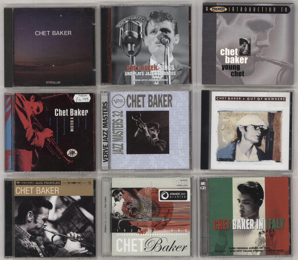 Chet Baker CD Album Collection UK CD album (CDLP) 6CBCDCD813299