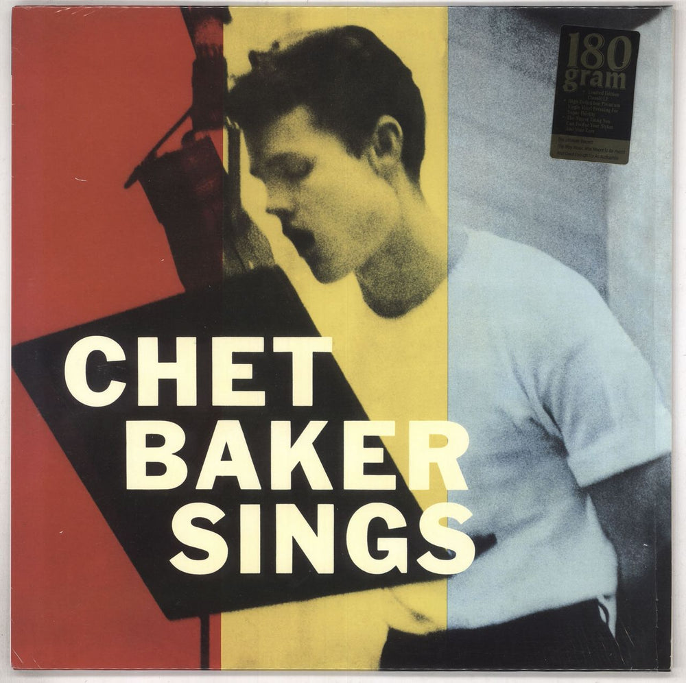 Chet Baker Chet Baker Sings - 180gm Vinyl UK vinyl LP album (LP record) JT1004