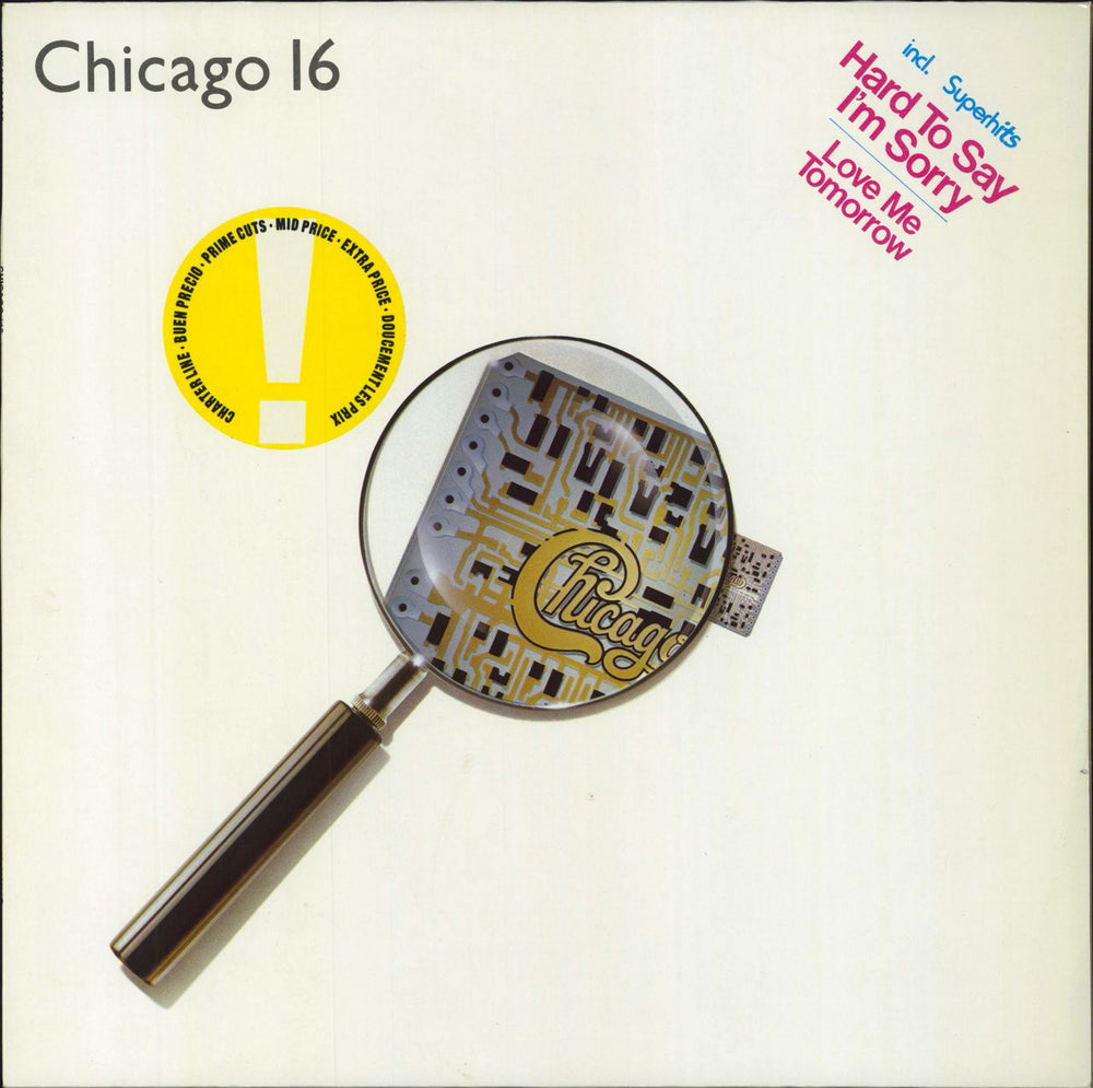 Chicago Chicago 16 - Barcoded Sleeve German vinyl LP album (LP record) WEAK99235