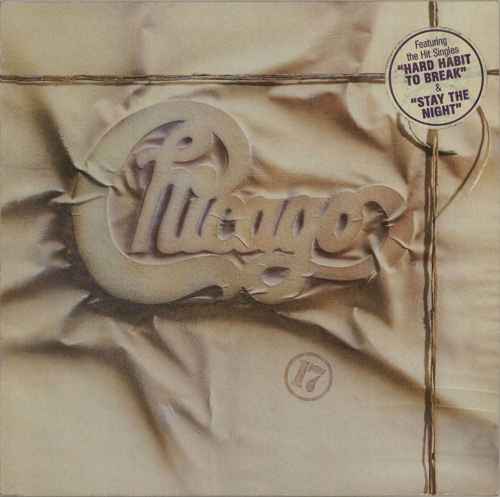 Chicago Chicago 17 - Hype Sticker German vinyl LP album (LP record) 925060-1