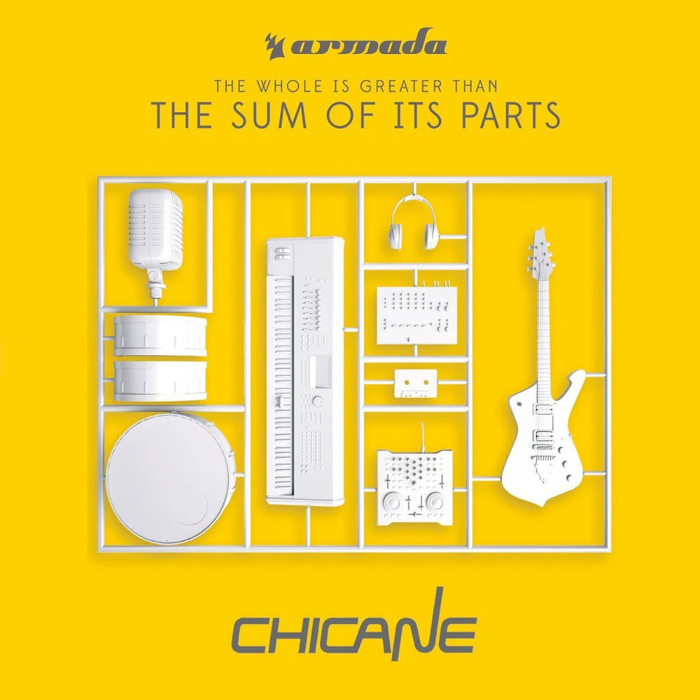 Chicane The Whole Is Greater Than The Sum Of Its Parts - White Marbled 180 Gram Vinyl UK 2-LP vinyl record set (Double LP Album) CCA2LTH817445