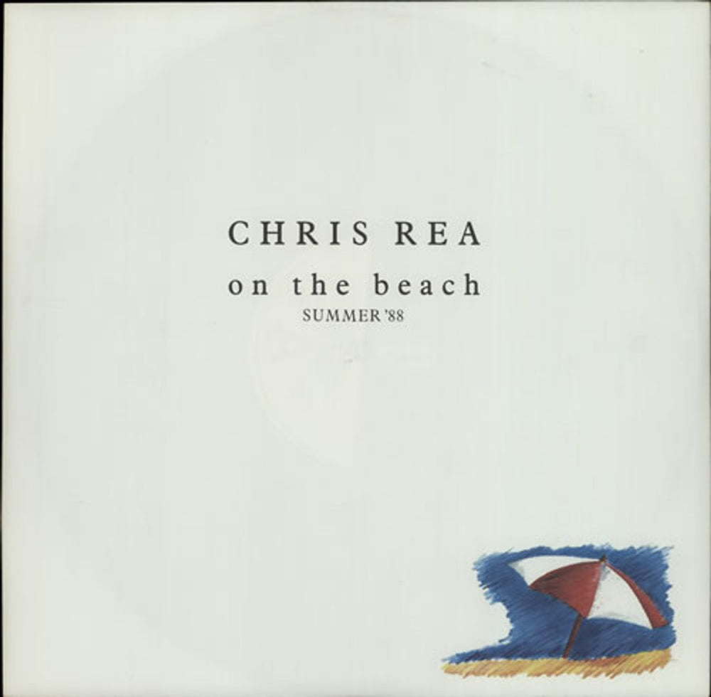 Chris Rea On The Beach (Summer '88) UK 12" vinyl single (12 inch record / Maxi-single) YZ195T