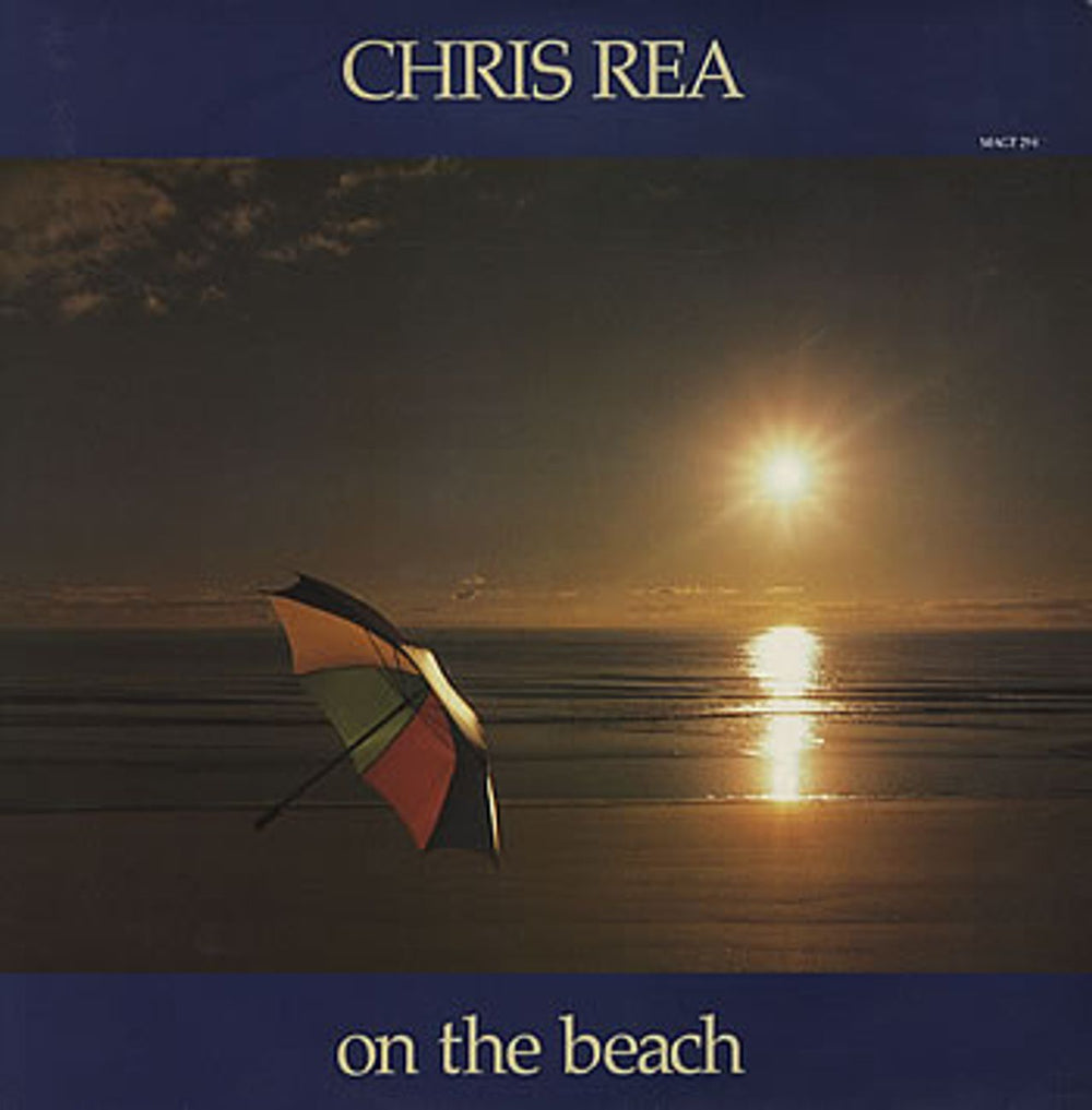 Chris Rea On The Beach UK 12" vinyl single (12 inch record / Maxi-single) MAGT294