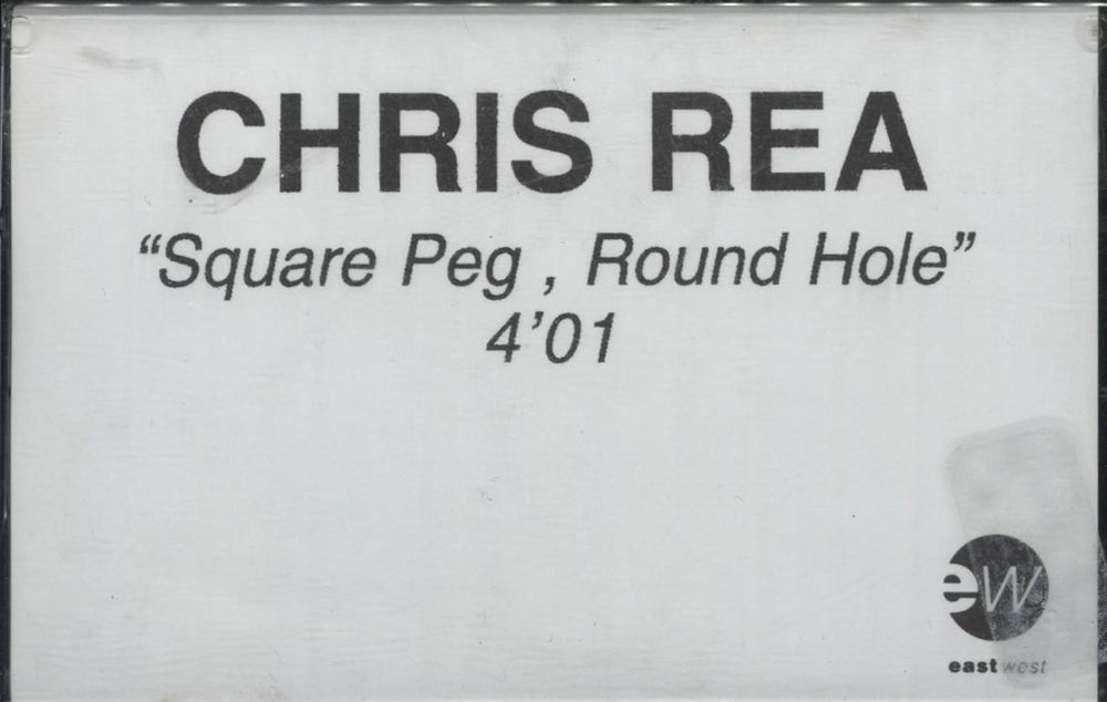 Chris Rea Square Peg, Round Hole UK Promo cassette single PROMO CASS