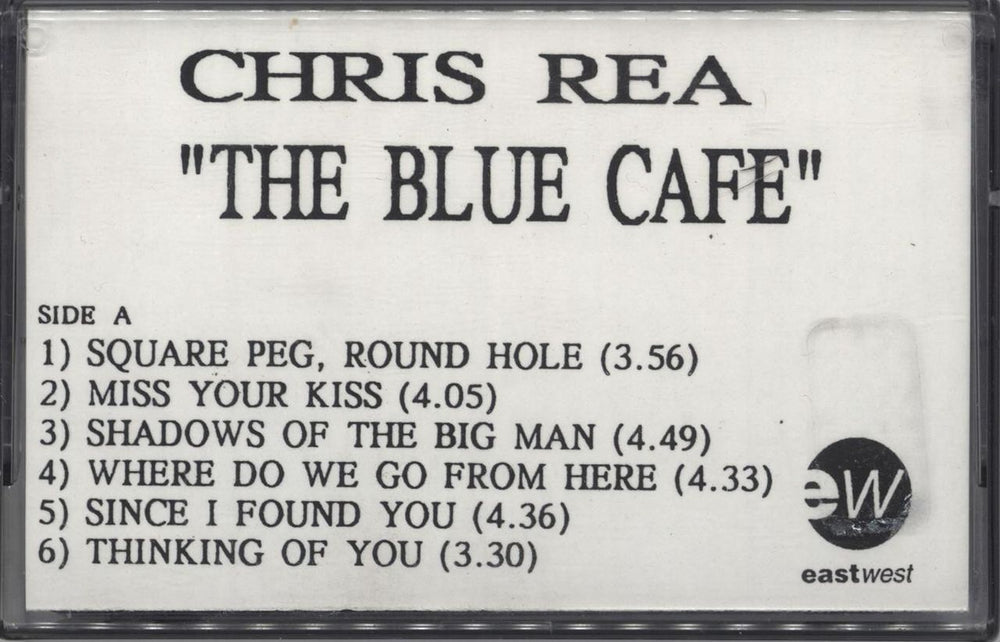 Chris Rea The Blue Cafe UK Promo cassette single PROMO CASS