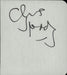 Chris Spedding Pages From An Autograph Book UK memorabilia AUTOGRAPHS