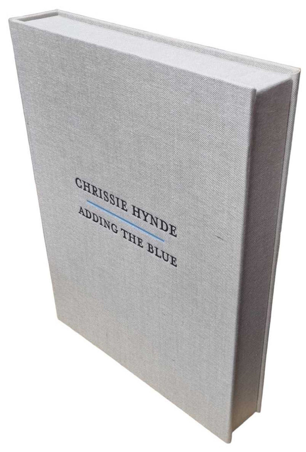 Chrissie Hynde Adding The Blue - Autographed UK book HYNBKAD812531