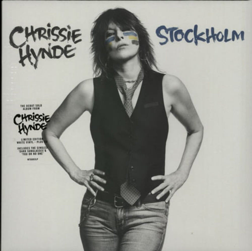 Chrissie Hynde Stockholm - White Vinyl + CD - Sealed UK vinyl LP album (LP record) WT0003LP