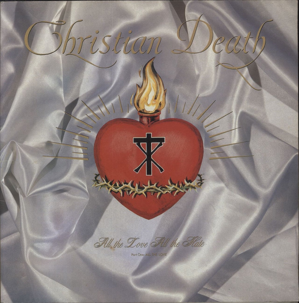 Christian Death All The Love All The Hate - Part One: All The Love EX UK vinyl LP album (LP record) FREUD33