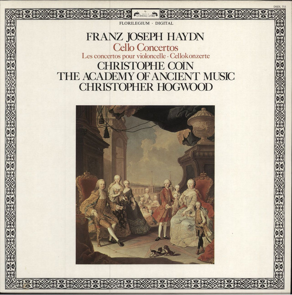 Christopher Coin Haydn Cello Concertos UK vinyl LP album (LP record) DSDL711