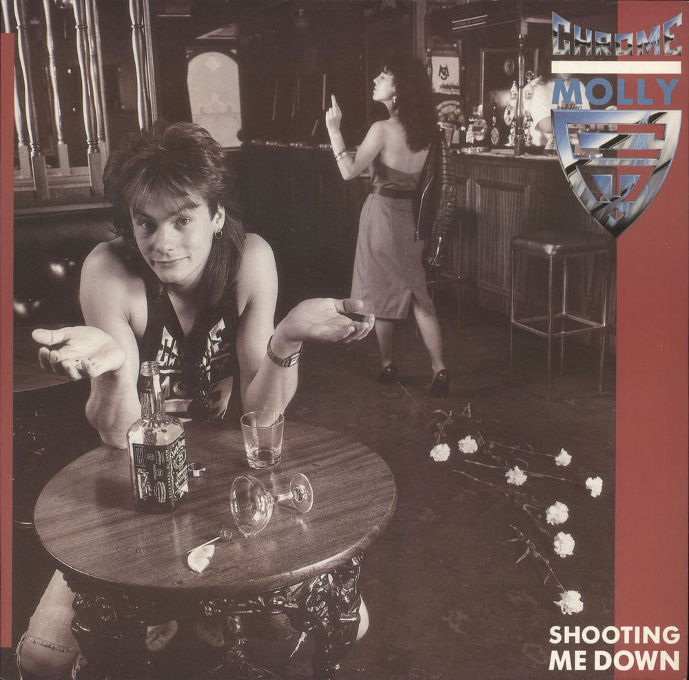 Chrome Molly Shooting Me Down UK 12" vinyl single (12 inch record / Maxi-single) IRMTR176