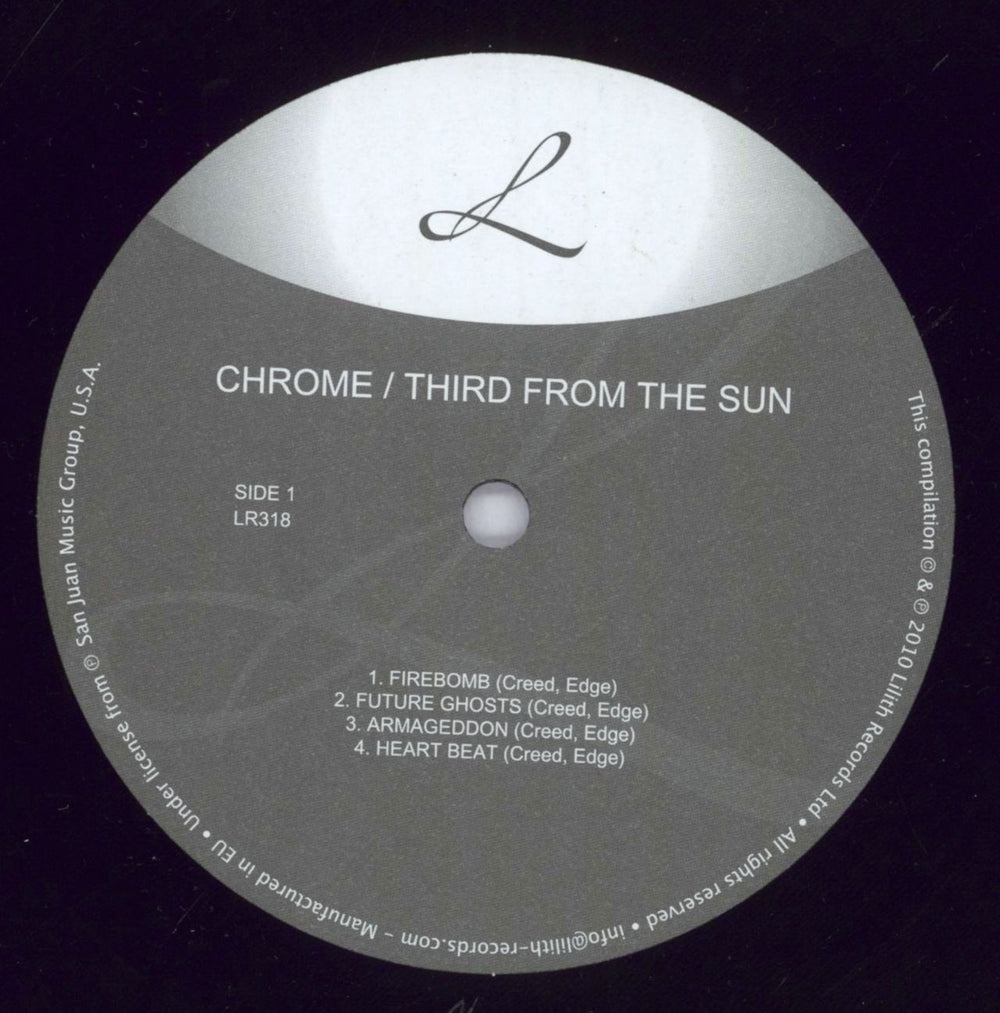 Chrome Third From The Sun + CD - Shrink UK vinyl LP album (LP record) CI5LPTH831216