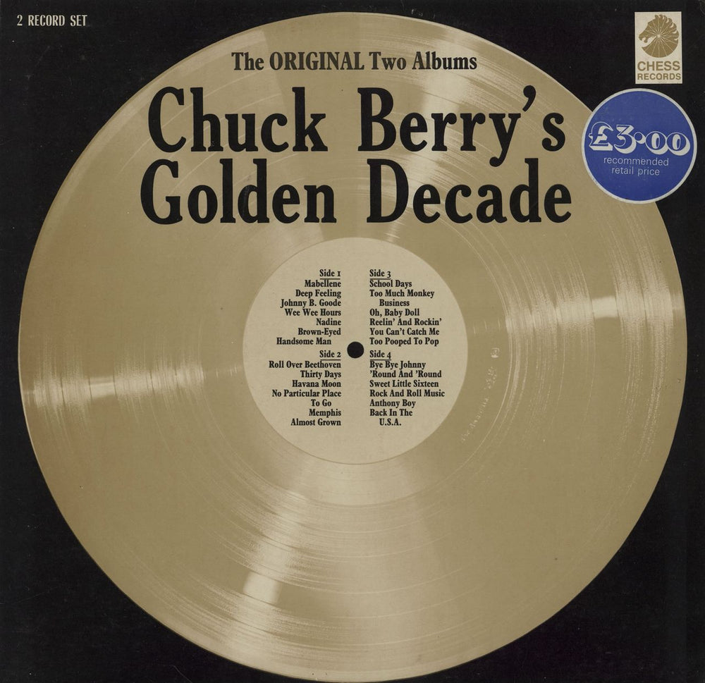 Chuck Berry Chuck Berry's Golden Decade - wos UK 2-LP vinyl record set (Double LP Album) 6641018