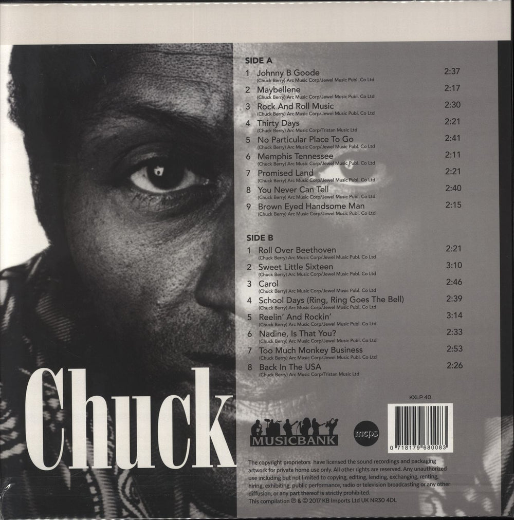 Chuck Berry The Ultimate Rock ‘n’ Roll Hero UK vinyl LP album (LP record) 0718179680083