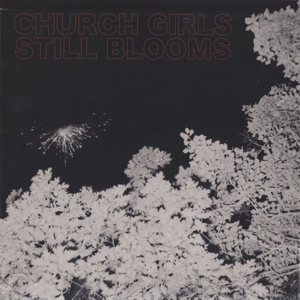 Church Girls Still Blooms - Red and Black Vinyl UK vinyl LP album (LP record) BSM311V