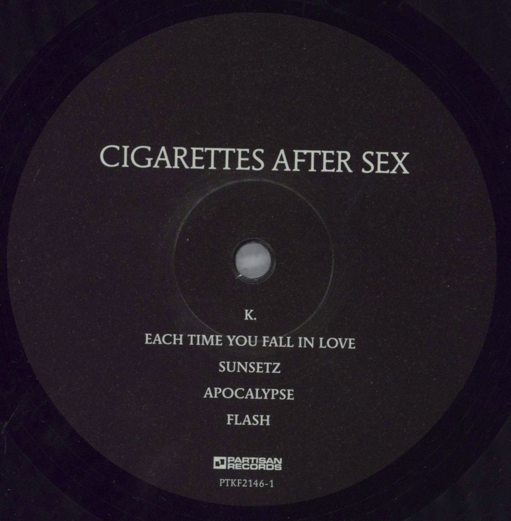 Cigarettes After Sex Cigarettes After Sex - Black Vinyl - Open Shrink UK vinyl LP album (LP record) 4UHLPCI823073