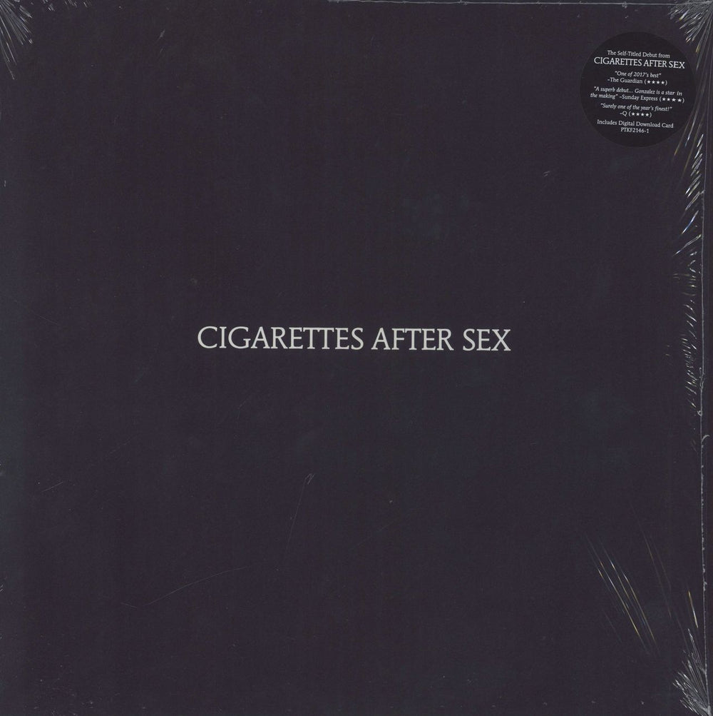 Cigarettes After Sex Cigarettes After Sex - Black Vinyl - Open Shrink UK vinyl LP album (LP record) PTKF2146-1