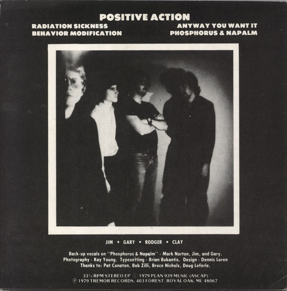 Cinecyde Positive Action US 7" vinyl single (7 inch record / 45)