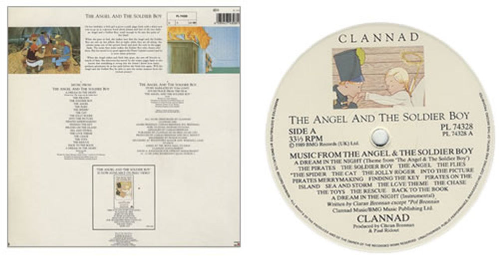 Clannad The Angel And The Soldier Boy German vinyl LP album (LP record) CLNLPTH237175