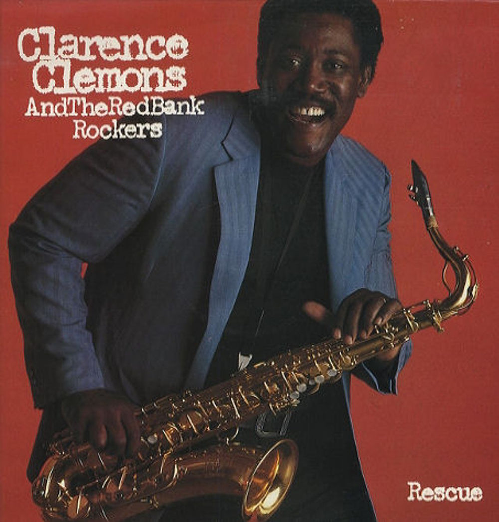 Clarence Clemons Rescue UK vinyl LP album (LP record) CBS25699