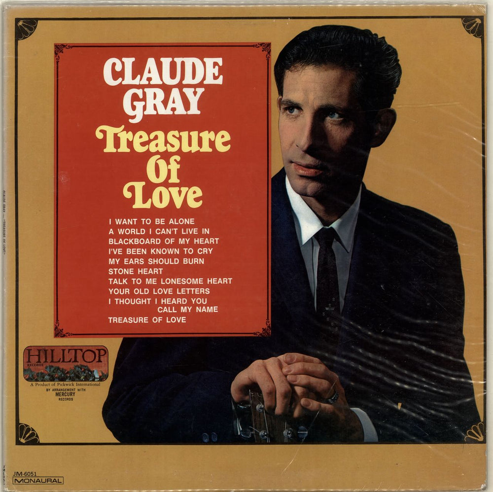 Claude Gray Treasure Of Love US vinyl LP album (LP record) JM-6051