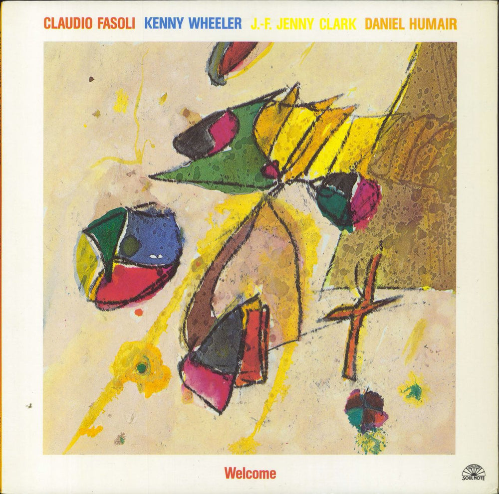 Claudio Fasoli Welcome Italian vinyl LP album (LP record) SN1171