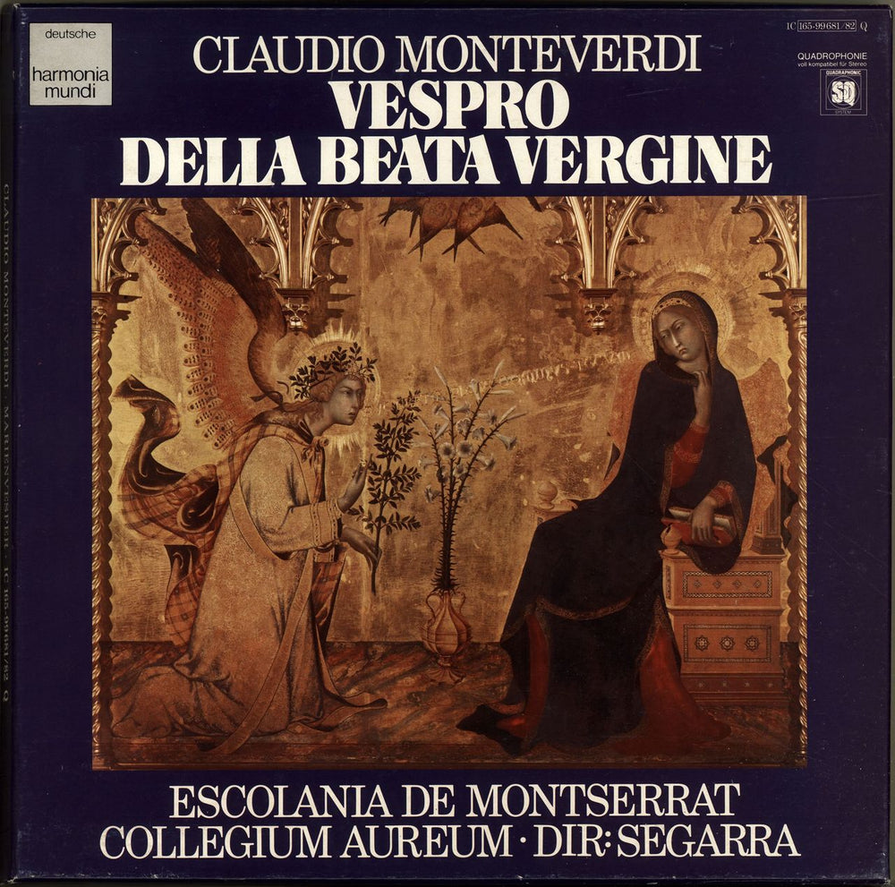 Claudio Monteverdi Vespro Della Beata Vergine 1610 UK Vinyl Box Set 1C165-99681/82Q