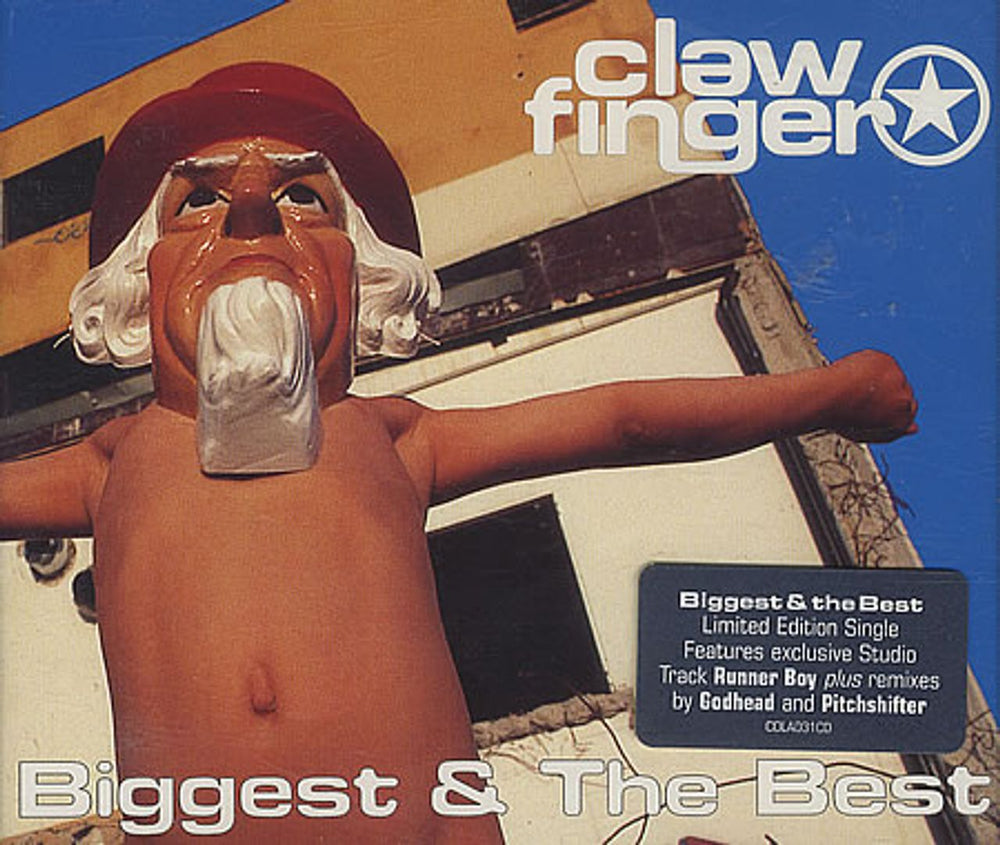 Clawfinger Biggest & The Best UK CD single (CD5 / 5") COLA031CD