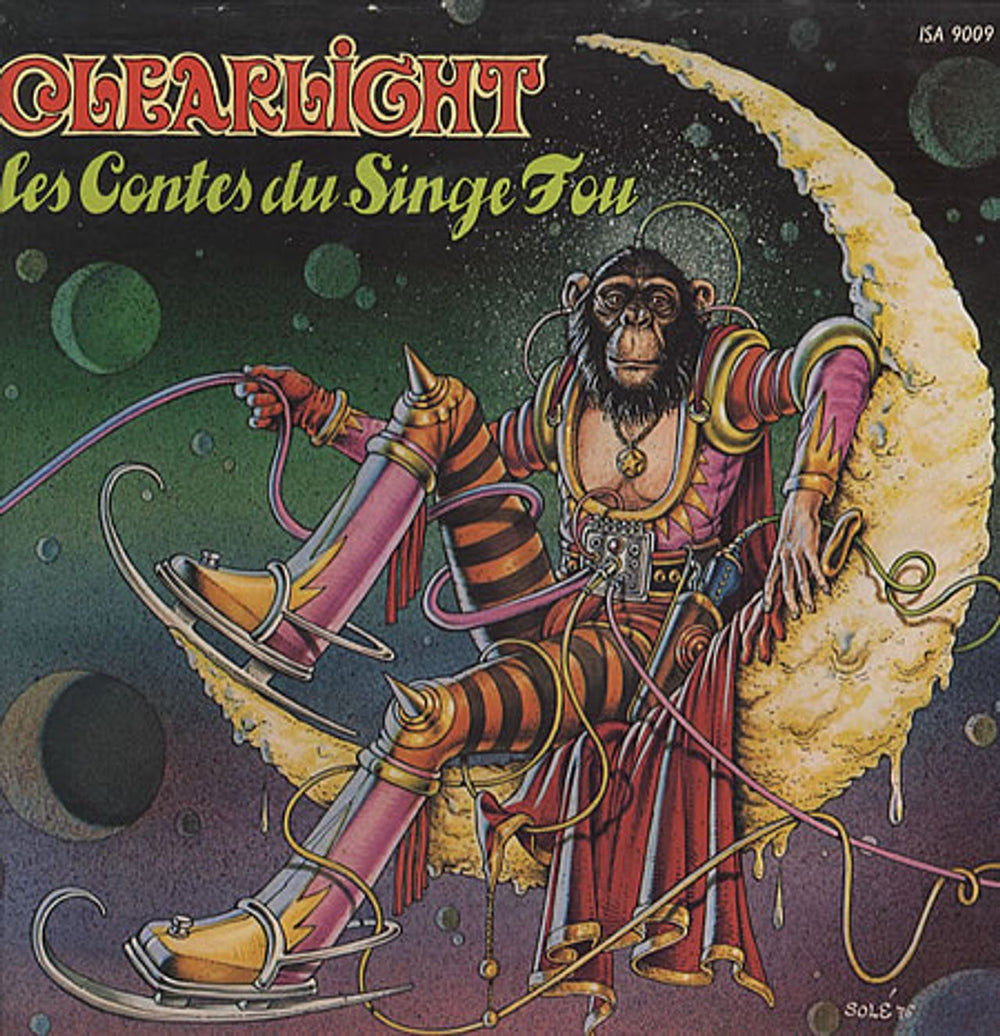 Clearlight Les Contes Su Singe Fou French vinyl LP album (LP record) ISA9009