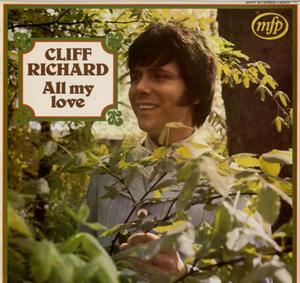 Cliff Richard All My Love UK vinyl LP album (LP record) MFP1420